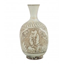 1172 A Dengfeng-Ware peal-ground vase