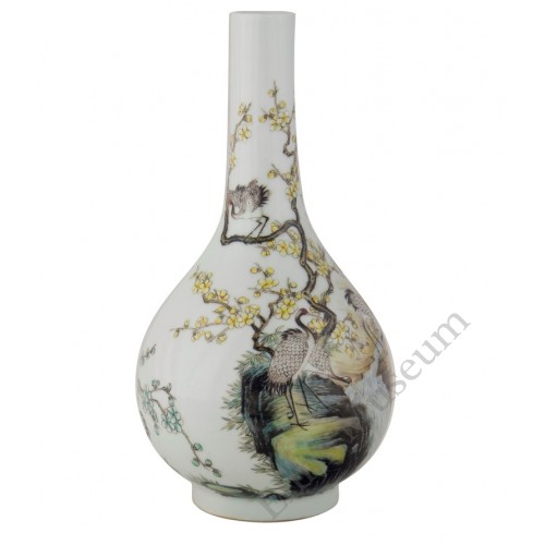 1333 A Yang-cai gall-bladder vase