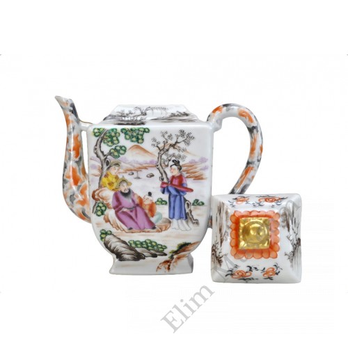 1110 A Fengcai"Manderine Official” teapot 