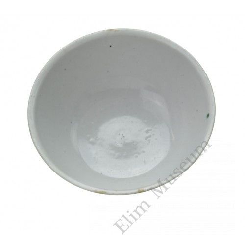 1117 A four colors flower bowl