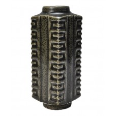 1144 A Long-Quan black clay celadon vase 