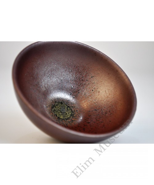 1514 A Jian-Ware persimmon-red tea bowl