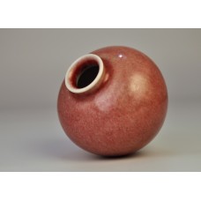 1518 A peach-red glaze Zun (water pot)