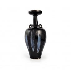 1541 A black Ding-Ware flambe vase