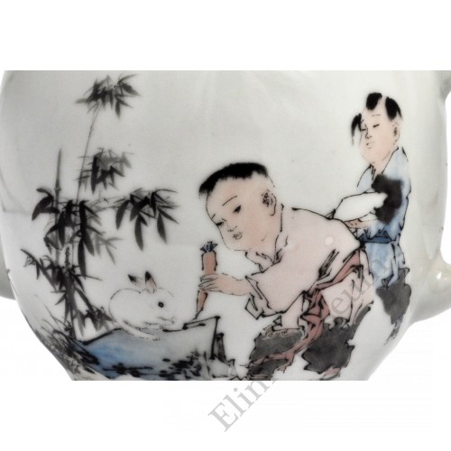 1588  A teapot Fengcai of "wild fun"   