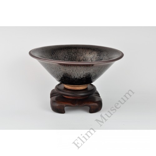 1651  A Jian-Ware black "oil-drips" tea bowl （2）   