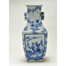 1169  A B&W “eight immortals”  quartet vase 