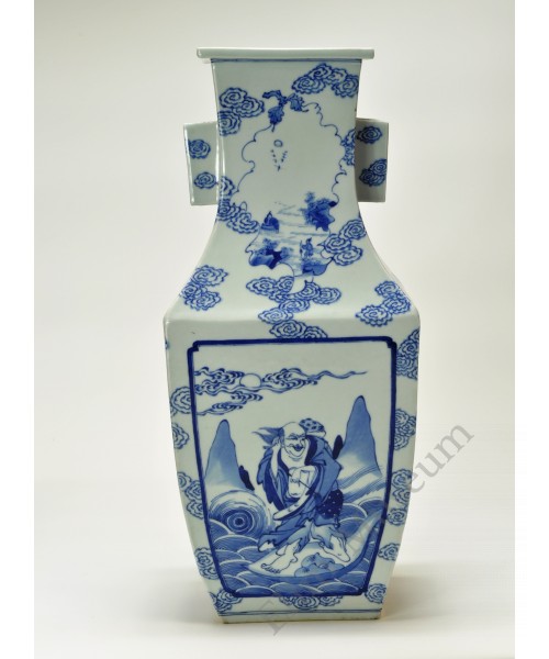 1169  A B&W “eight immortals”  quartet vase 