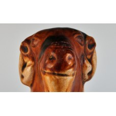 1752 A sculpted Sancai earthware recumbent sheep 