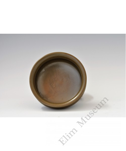 1760 A tea-dust glaze brush washer