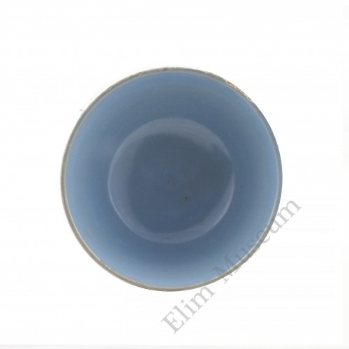 1238  Song Dynasty Ru-Ware blue glaze bowl