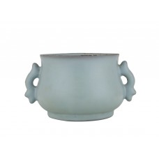 1350 A Ru-Ware blue glaze incenser 