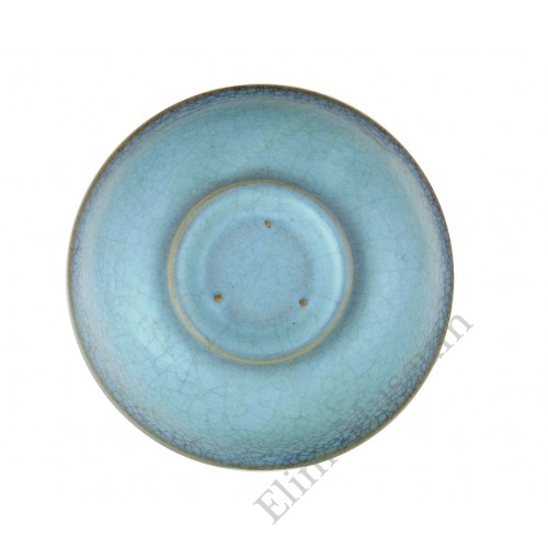 1355 A Song Ru-Ware blue glaze small bowl